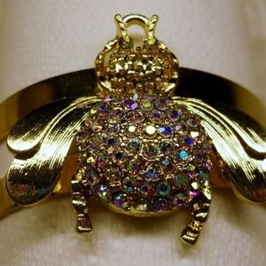 Amazon Collection Jewelry - Amazon Collection Gold/Crystal Bee Cuff Bracelet Amazon Collection Jewelry - Amazon Collection Gold/Crystal Bee Cuff Bracelet